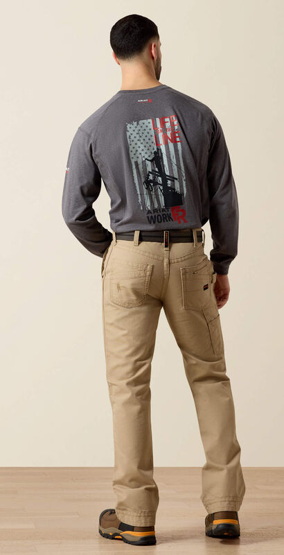 FR M4 Relaxed Workhorse Boot Cut Pant Back